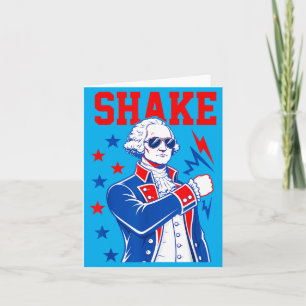 Funny Shake And Bake 4th Of July Couple Matching Card