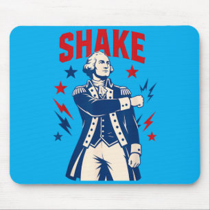 Funny Shake And Bake 4th Of July Couple Matching Mouse Pad