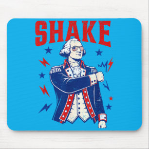 Funny Shake And Bake 4th Of July Couple Matching Mouse Pad