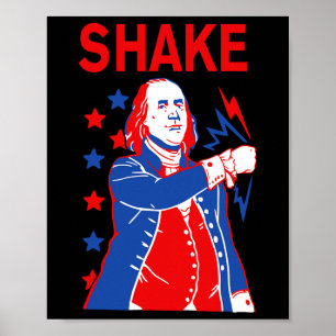 Funny Shake And Bake 4th Of July Couple Matching Poster
