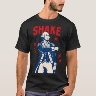 Funny Shake And Bake 4th Of July Couple Matching T-Shirt