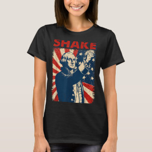 Funny Shake Matching Couples 4th Of July Joke Men T-Shirt