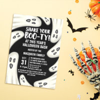 Funny Shake Your Boo-ty Glowing Ghosts Halloween