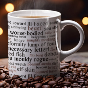 Funny Shakespeare Insult Classic Literature Book Coffee Mug