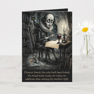 Funny Shakespeare Quote Birthday Card