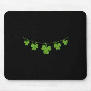 Funny Shamrock Breast Irish St Patricks Day Neckla Mouse Pad