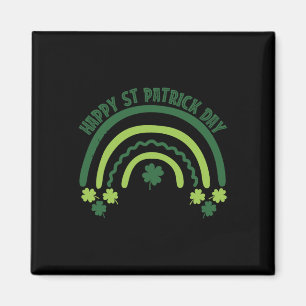 Funny Shamrock Breast Rainbow Irish St Patricks Da Magnet