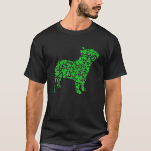 Funny Shamrock Leaf French Bulldog St Patrick's Da T-Shirt