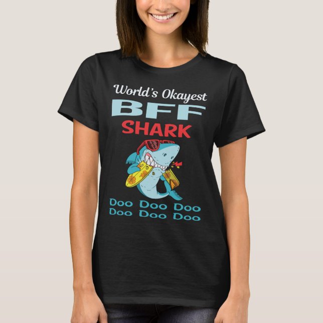 Funny Shark BFF T-Shirt (Front)