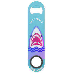 Funny Shark Cartoon custom text