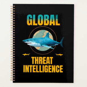 Funny Shark Cyber Security Expert Planner
