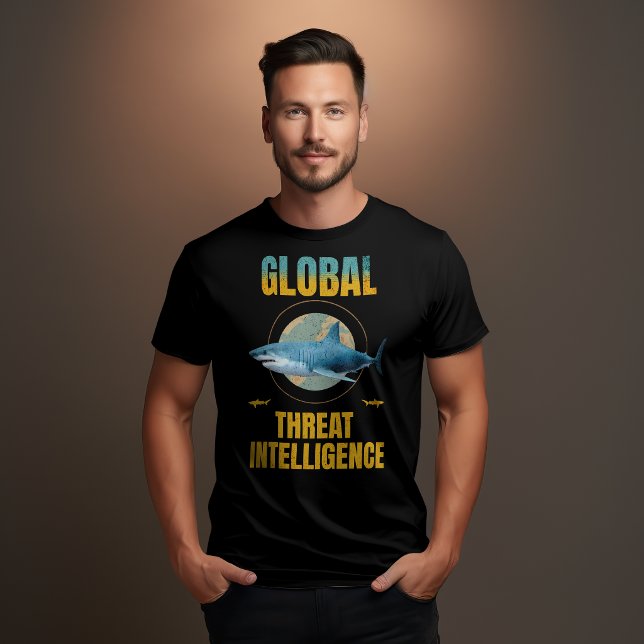 Funny Shark Cyber Security Expert T-Shirt (Creator Uploaded)