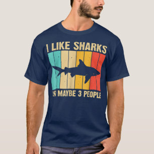 Funny Shark Design For Kids Men Women Animal Shark T-Shirt