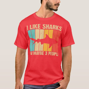 Funny Shark Design For Kids Men Women Animal Shark T-Shirt