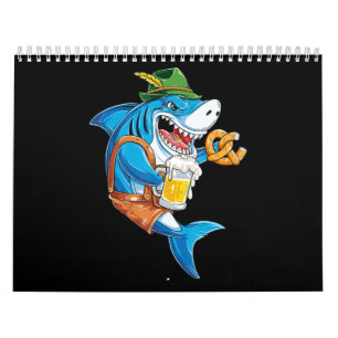 Funny Shark Drink Beer - Crazy Shark Gifts Calendar