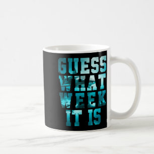 Funny Shark Guess What Week Awareness Suprt Summer Coffee Mug