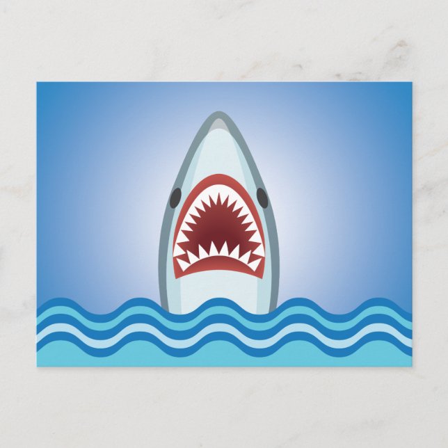Funny Shark Postcard (Front)