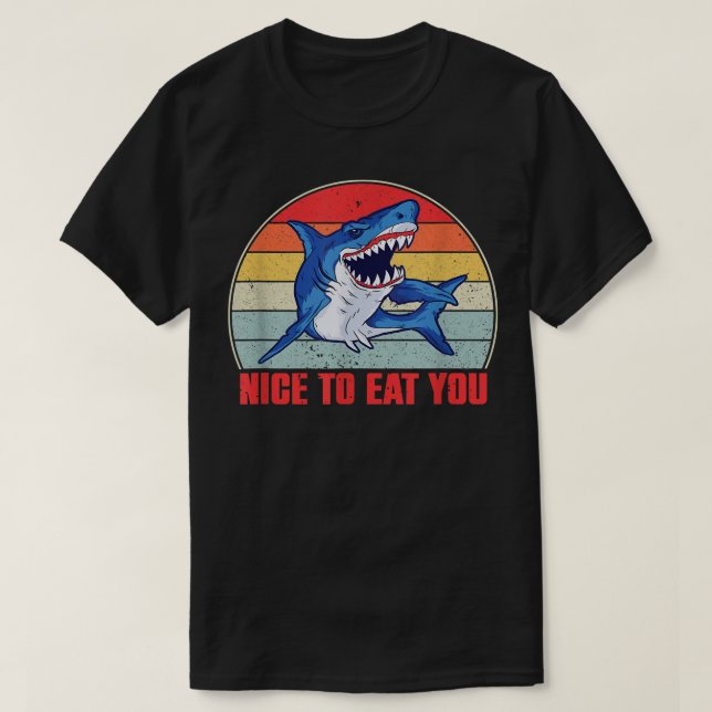 Funny Shark Quotes  T-Shirt (Design Front)
