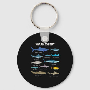 Funny Shark Tee For Men Ocean Fish Kids & Todd Key Ring