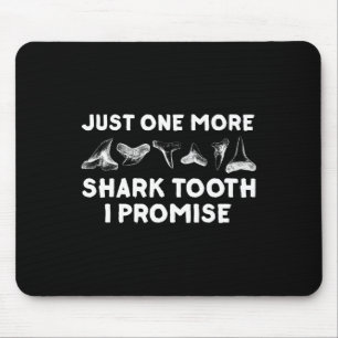 Funny Shark Teeth Design For Men Women Shark Teeth Mouse Pad