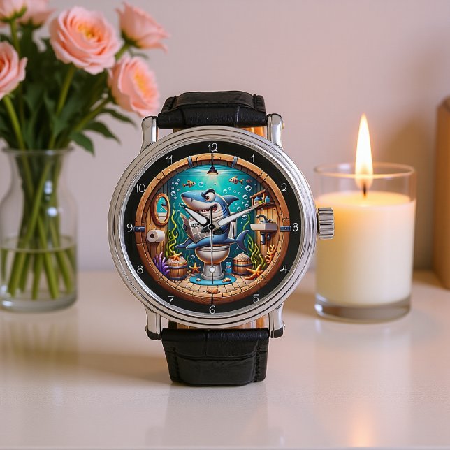 Funny Shark Toilet Watch (Creator Uploaded)