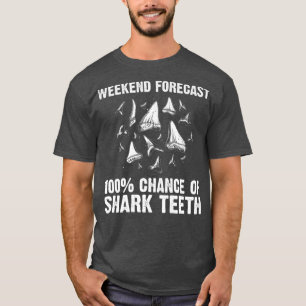 Funny Shark Tooth For Men Women Shark Teeth Fossil T-Shirt