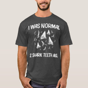 Funny Shark Tooth For Men Women Shark Teeth Fossil T-Shirt