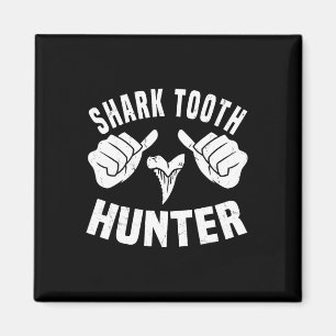 Funny Shark Tooth Hunter Costume Love Shark Tooth Magnet