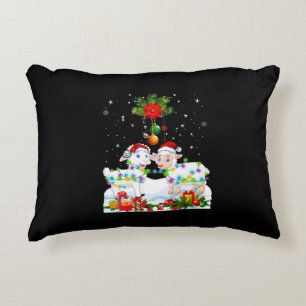 Funny Sheep Christmas Tree Xmas Animal Gift Decorative Cushion