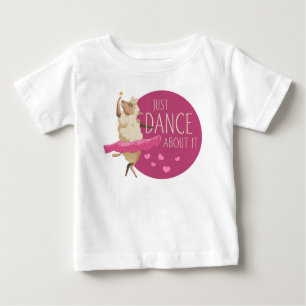 Funny Sheep Message - Just Dance About It 1 Baby T-Shirt