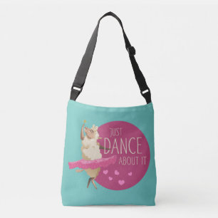 Funny Sheep Message - Just Dance About It 1 Crossbody Bag