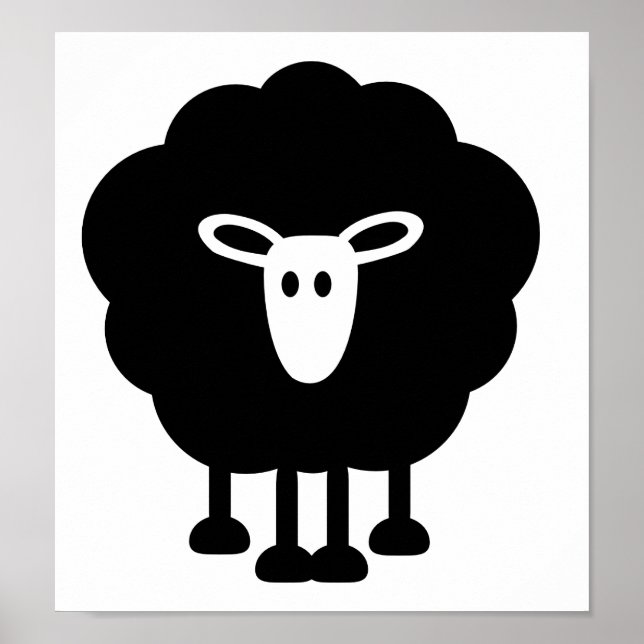 Funny sheep poster (Front)