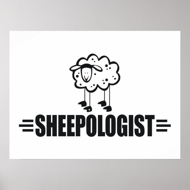 Funny Sheep Poster (Front)