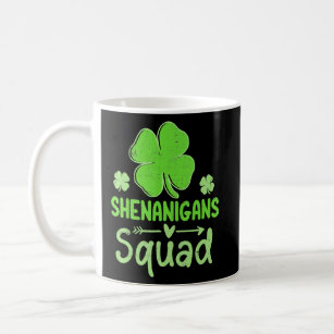 Funny Shenanigans Squad St Patrick's Day Matching  Coffee Mug