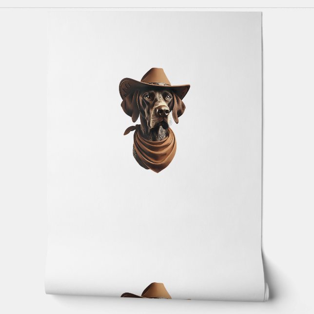 Funny Sheriff Dog Shirt German Pointer Dog Mum Wil Wallpaper (Unrolling)