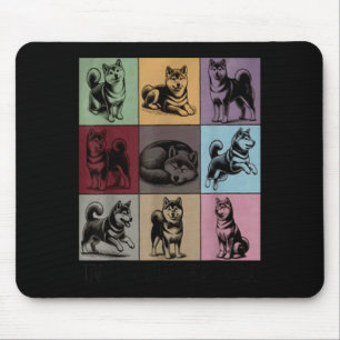 Funny Shiba Dog Quote In My Shiba Inu Era Cool Dog Mouse Pad