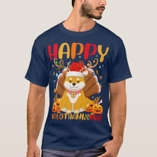 Funny Shiba Inu Dog Lover Happy Shiba Inu HelloTha T-Shirt