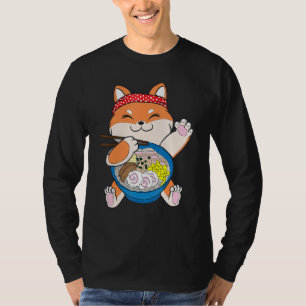 Funny Shiba Inu Dog Ramen Japanese Lover Gift T-Shirt