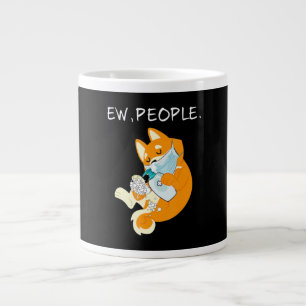 Funny Shiba Inu Ew People Dog Gift Large Coffee Mug