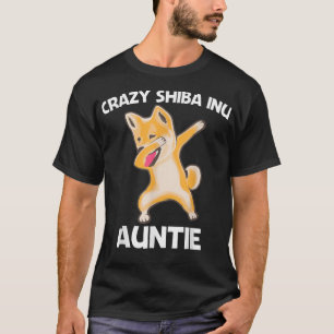 Funny Shiba Inu For Aunt Mum Dabbing Japanese Akit T-Shirt
