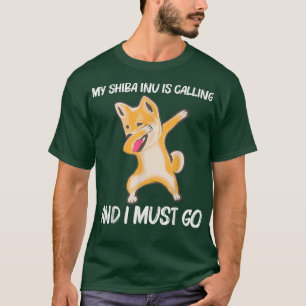 Funny Shiba Inu For Men Women Dabbing Japanese Aki T-Shirt