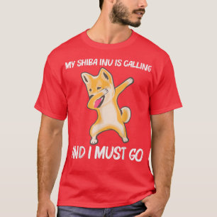 Funny Shiba Inu For Men Women Dabbing Japanese Aki T-Shirt