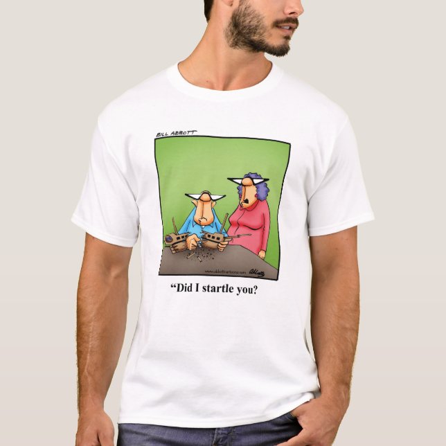 Funny Ship Model Builder Humour Tee Shirt (Front)