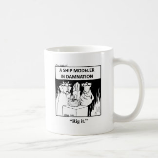 Funny Ship Model Cartoon Mug! Coffee Mug