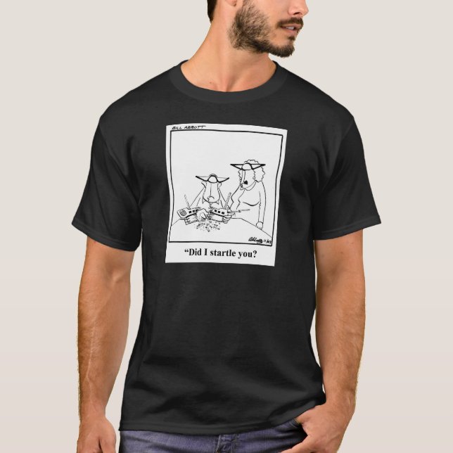 Funny Ship Modelling Cartoon T-shirt! T-Shirt (Front)