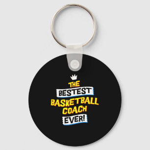 Funny Shirt Basketball Coaching Job Occupation Key Ring