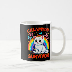 Funny Shirt Chlamydia Survivor Sarcastic White Kit Coffee Mug