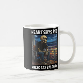 Funny Shirt Heart Says Pit Knees Say Coffee Mug