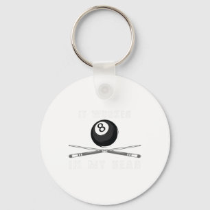 Funny Shirt It Worked In My Head Pool Billiards Gi Key Ring
