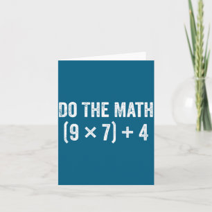 Funny Shirt Math 67 Meme Card